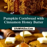 Pumpkin Cornbread with Cinnamon Honey Butter (2)