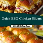 Quick BBQ Chicken Sliders (2)