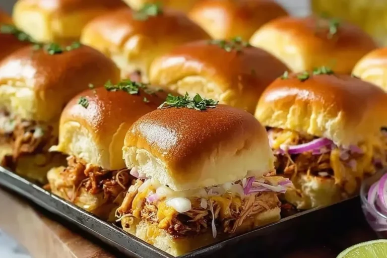 Quick BBQ Chicken Sliders