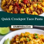 Quick Crockpot Taco Pasta (2)