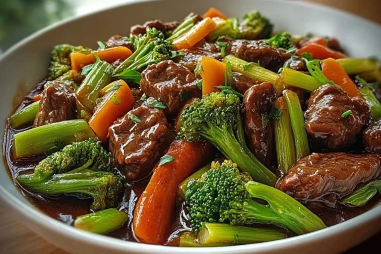 Quick Savory Beef Stir Fry
