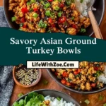 Savory Asian Ground Turkey Bowls (2)