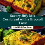 Savory Jiffy Mix Cornbread with a Broccoli Twist (2)