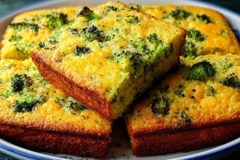 Savory Jiffy Mix Cornbread with a Broccoli Twist