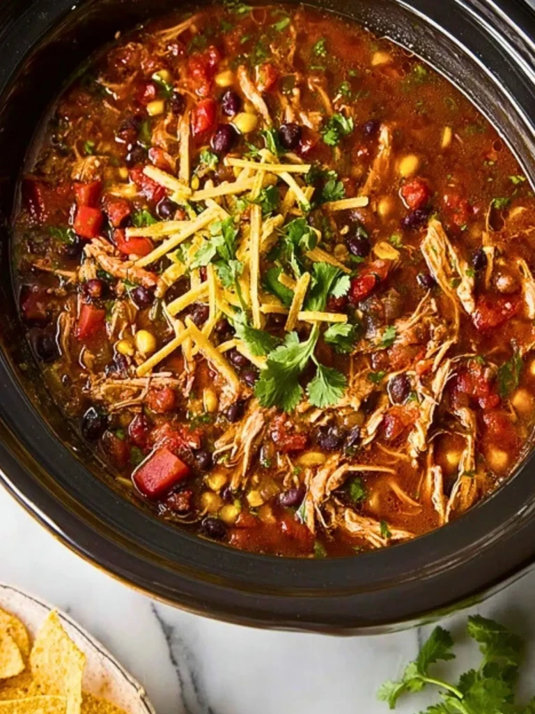 Slow Cooker Chicken Tortilla Soup (1)
