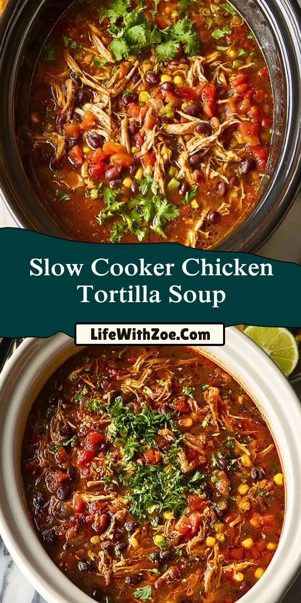 Slow Cooker Chicken Tortilla Soup (2)