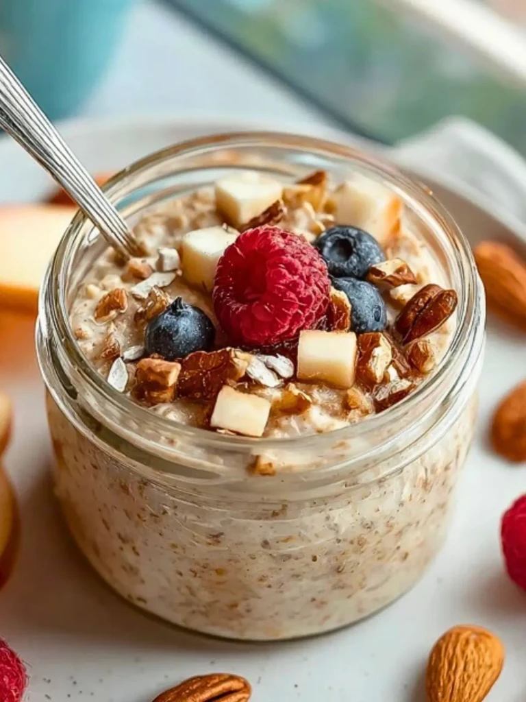 10 Minute Overnight Oats With Milk Powder (1)