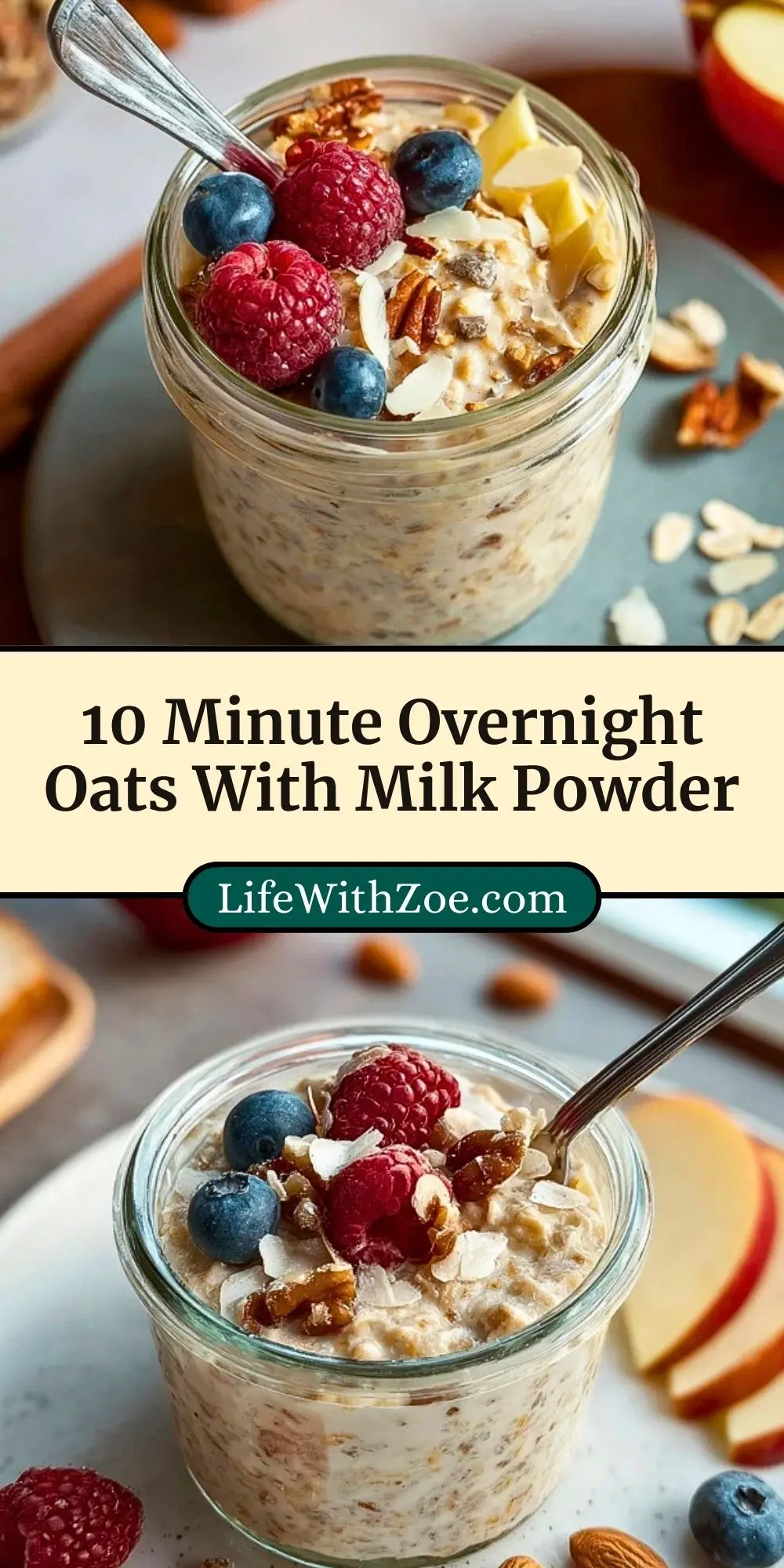 10 Minute Overnight Oats With Milk Powder (3)