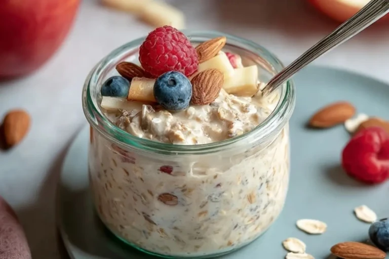 10 Minute Overnight Oats With Milk Powder