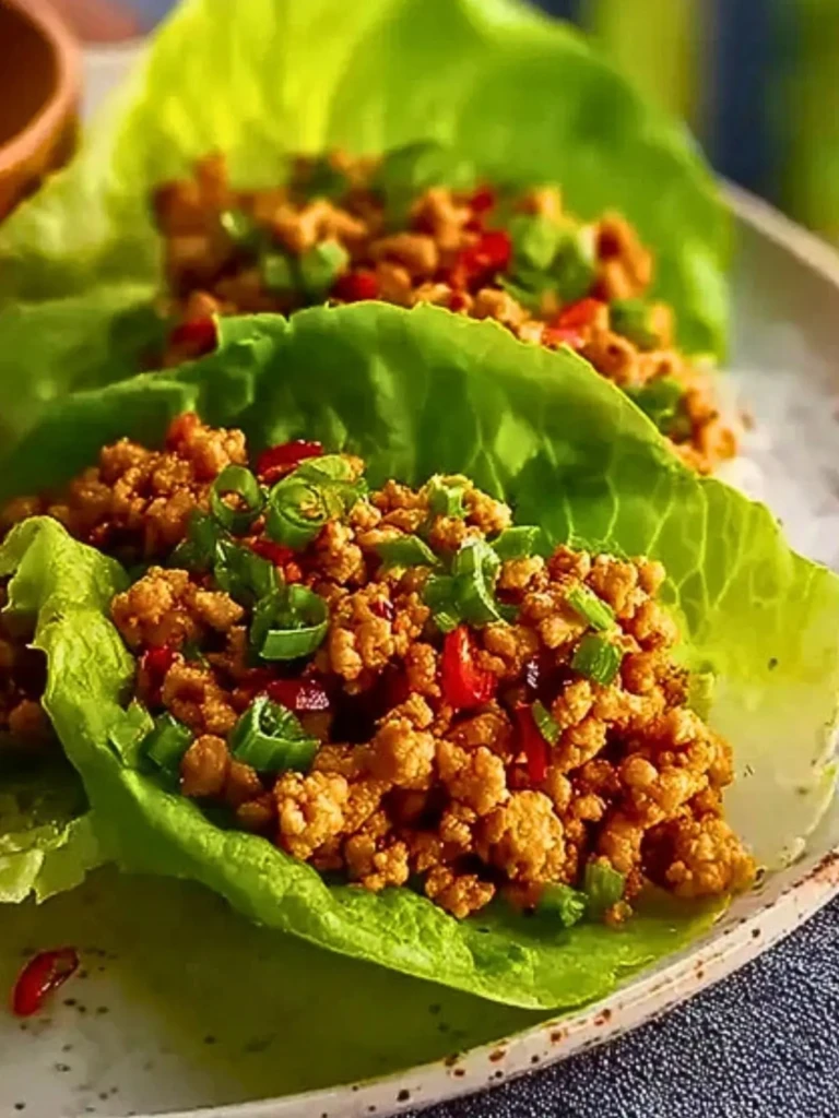 Best Asian Ground Turkey Lettuce Wraps (1)