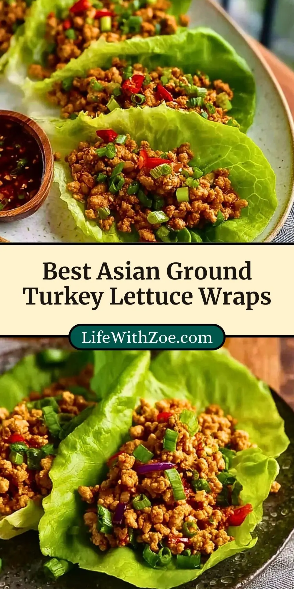 Best Asian Ground Turkey Lettuce Wraps (3)
