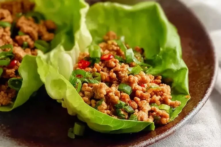 Best Asian Ground Turkey Lettuce Wraps