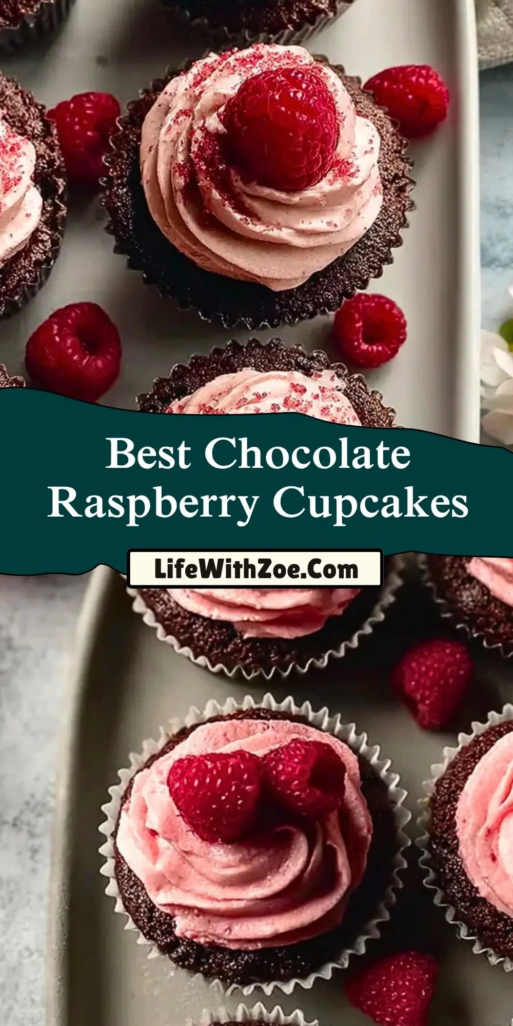 Best Chocolate Raspberry Cupcakes (2)