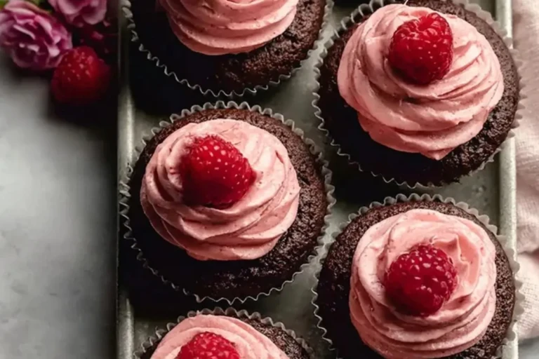 Best Chocolate Raspberry Cupcakes