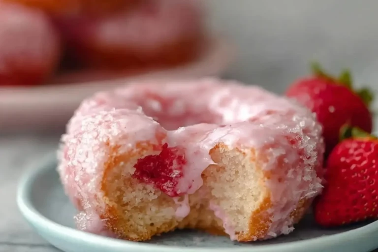 Best Valentine's Day Strawberry Donuts
