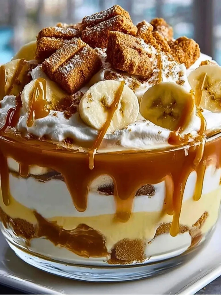 Biscoff Banana Pudding with Caramel (1)