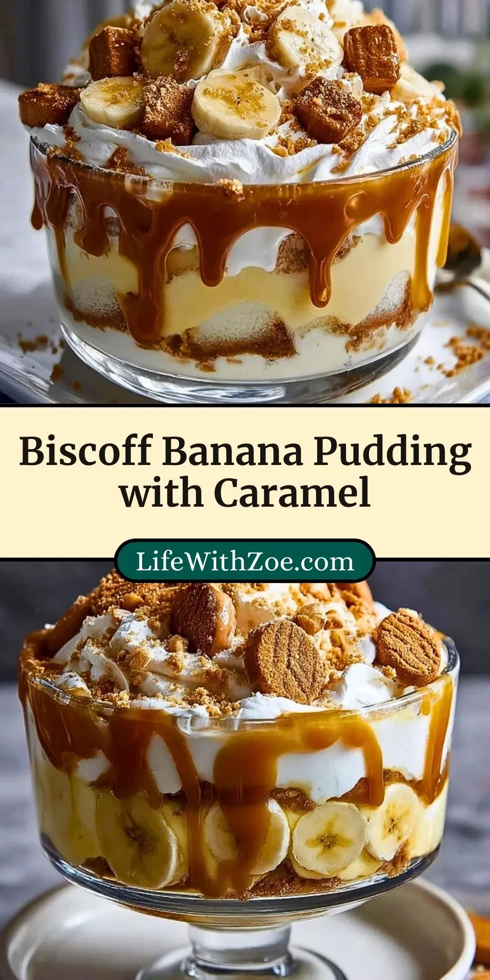 Biscoff Banana Pudding with Caramel (3)