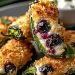 Blueberry Brie Jalapeño Poppers