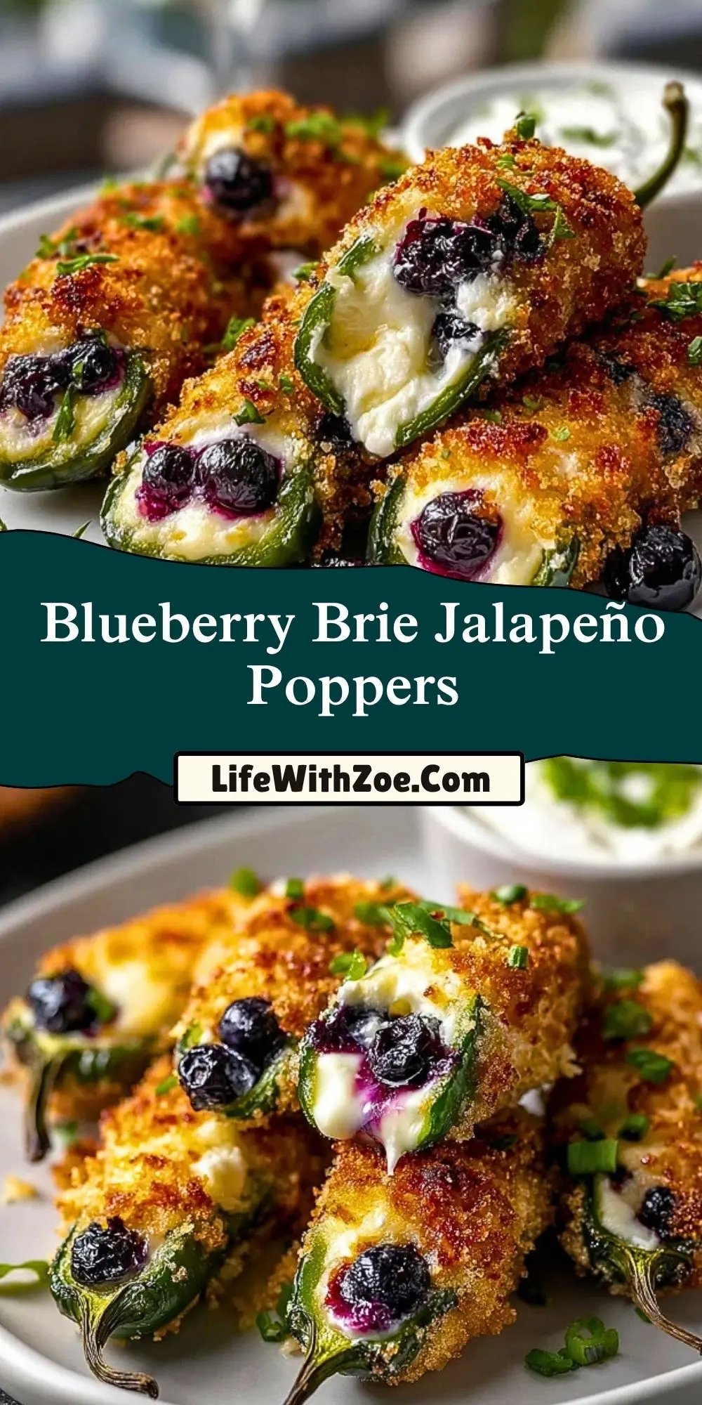 Blueberry Brie Jalapeño Poppers (2)