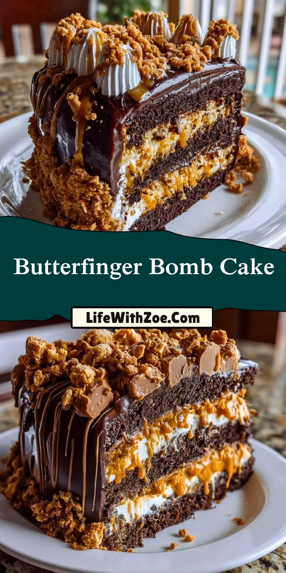 Butterfinger Bomb Cake (2)