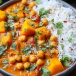 Butternut Squash Chickpea Curry (Best Spice Mix)