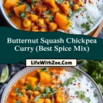 Butternut Squash Chickpea Curry (Best Spice Mix) (2)