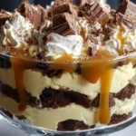Caramel Cheesecake Brownie Trifle Delight