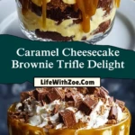 Caramel Cheesecake Brownie Trifle Delight (2)