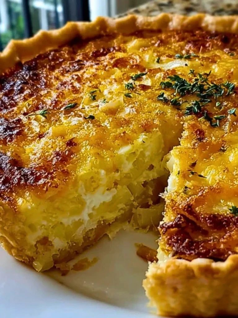 Cheddar Vidalia Onion Pie (1)