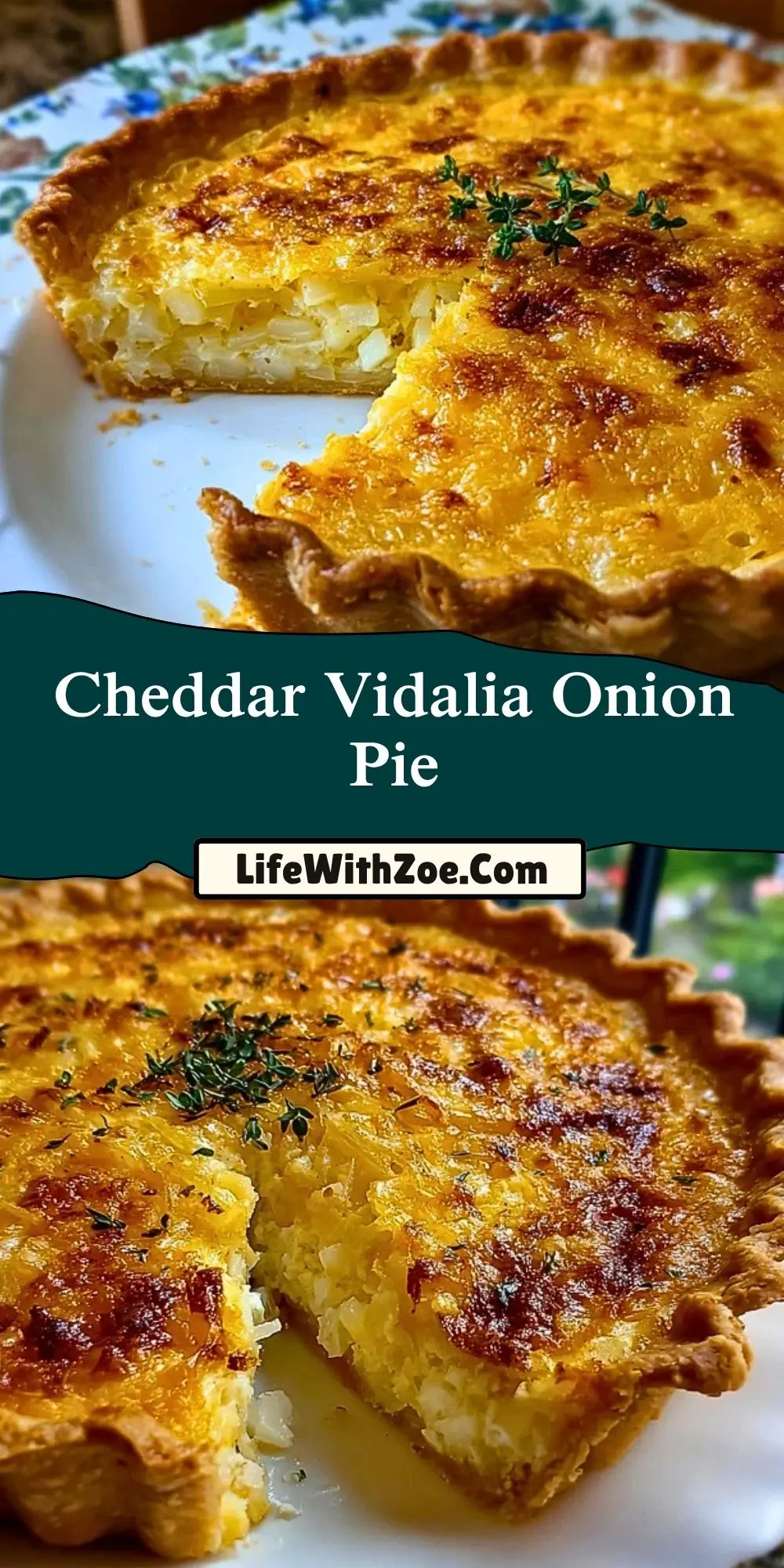 Cheddar Vidalia Onion Pie (2)