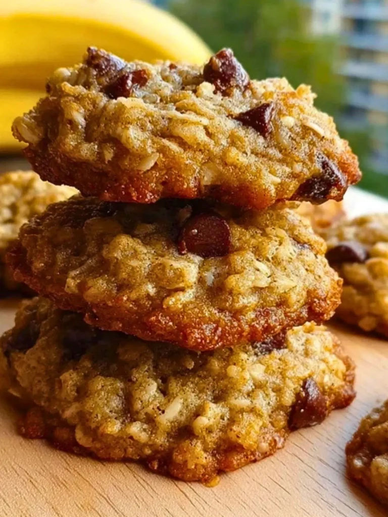 Chewy Banana Oatmeal Cookies (1)