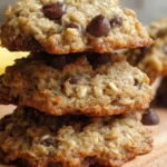 Chewy Banana Oatmeal Cookies