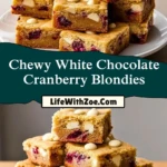 Chewy White Chocolate Cranberry Blondies (2)