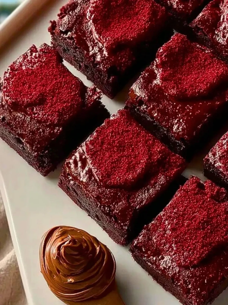 Chocolate Red Velvet Nutella Brownies (1)