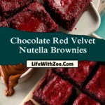 Chocolate Red Velvet Nutella Brownies (2)