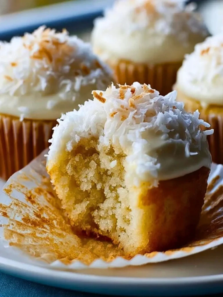 Coconut Snowball Cupcakes (1)
