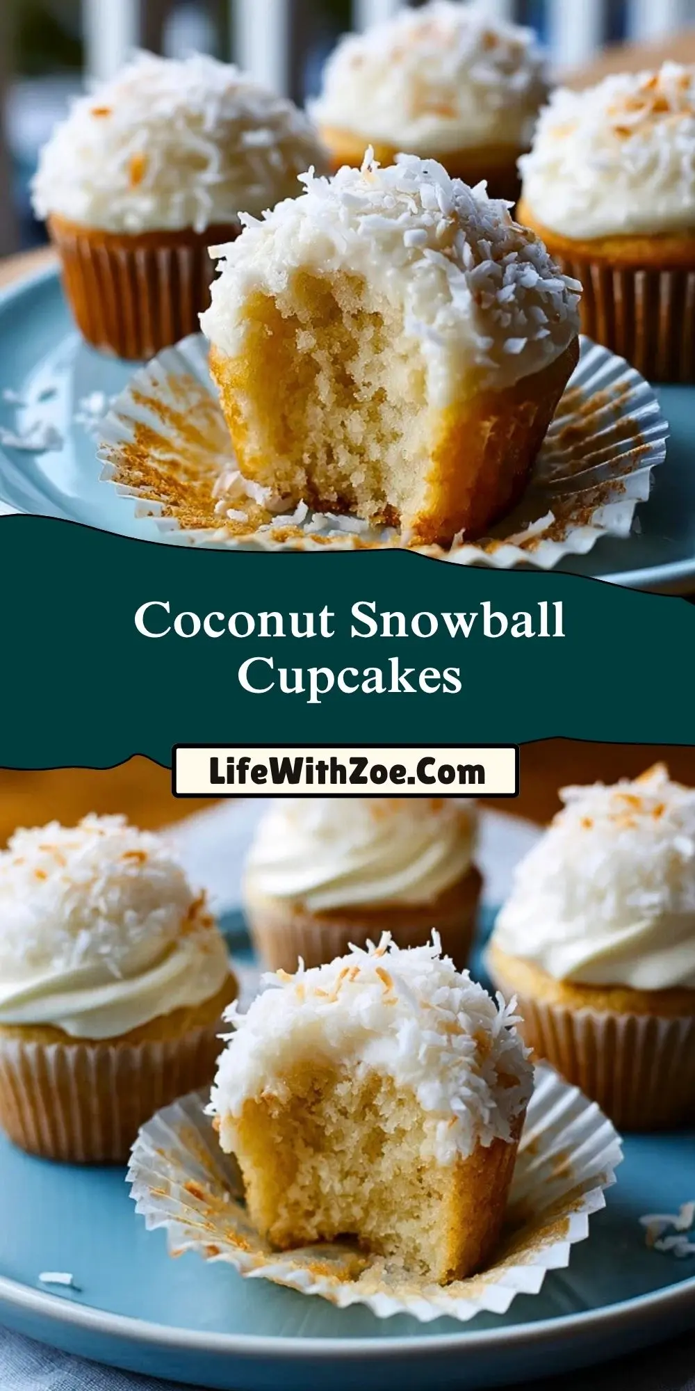 Coconut Snowball Cupcakes (2)