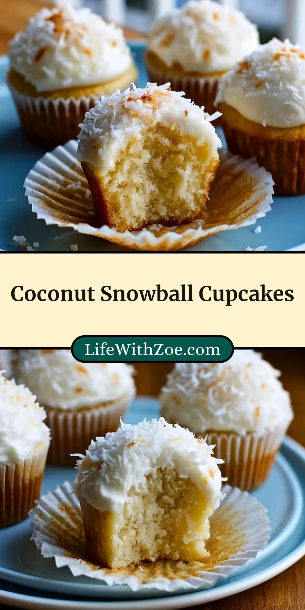 Coconut Snowball Cupcakes (3)