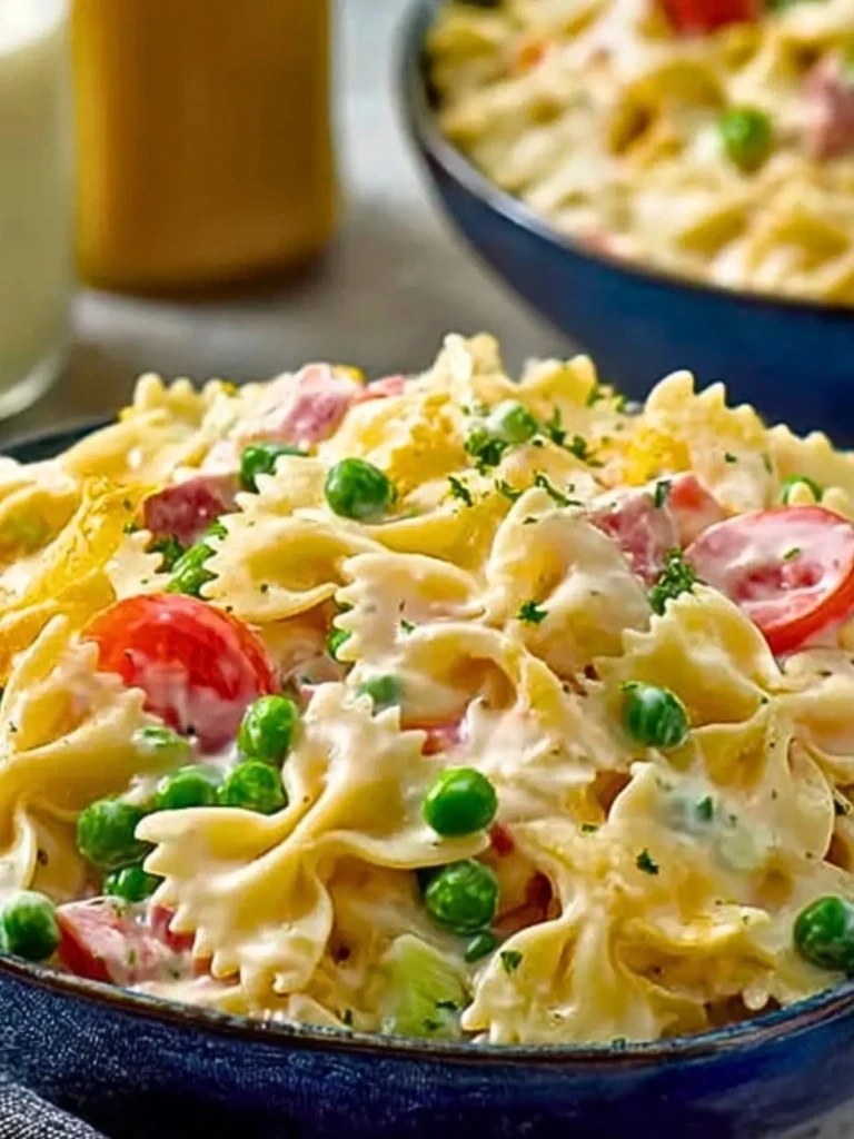Creamy Bow Tie Pasta Salad (1)