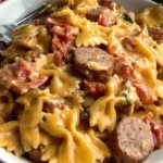 Creamy Cajun Sausage Pasta Dinner