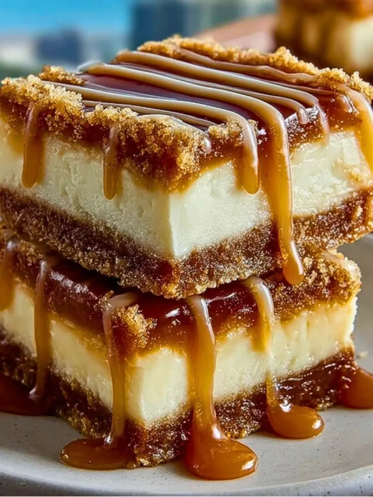 Creamy Caramel Cheesecake Bars (1)