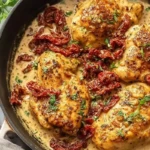 Creamy Sun-Dried Tomato Garlic Chicken