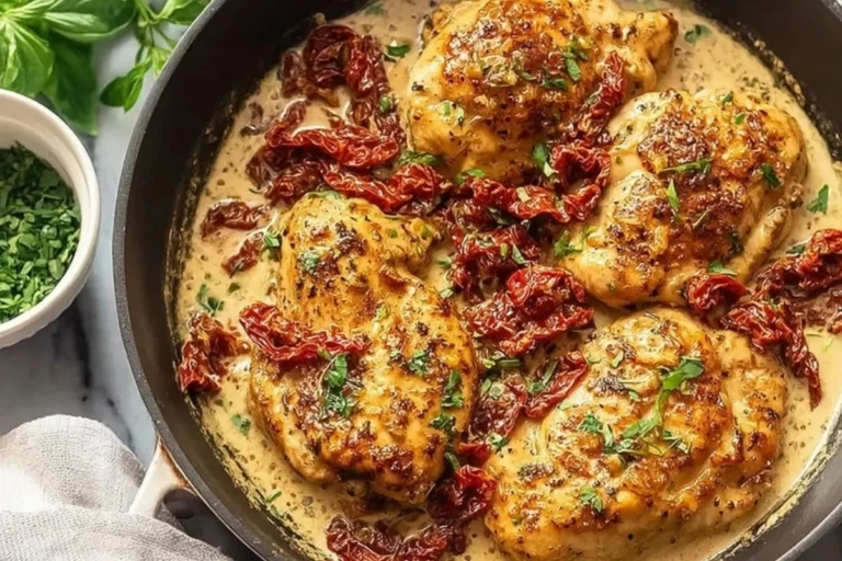 Creamy Sun-Dried Tomato Garlic Chicken