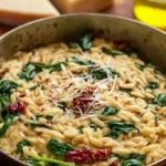Creamy Tuscan Orzo