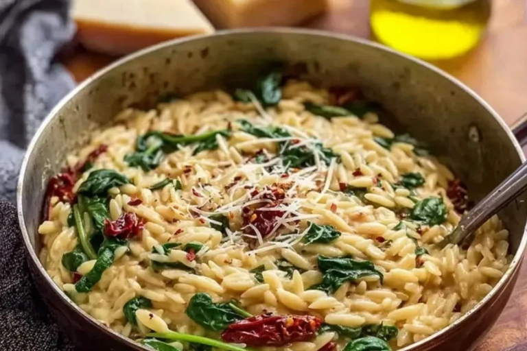 Creamy Tuscan Orzo
