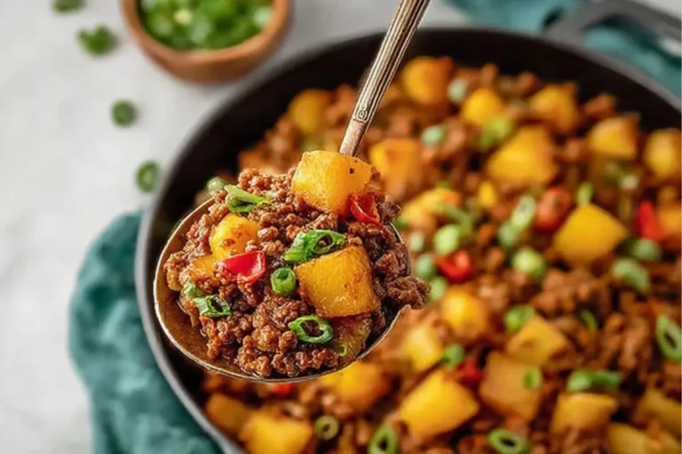 Crispy Ground Beef And Potatoes