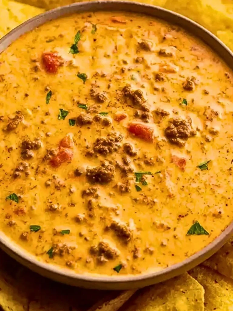 Crockpot Rotel Dip With Ground Beef (1)