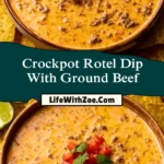 Crockpot Rotel Dip With Ground Beef (2)