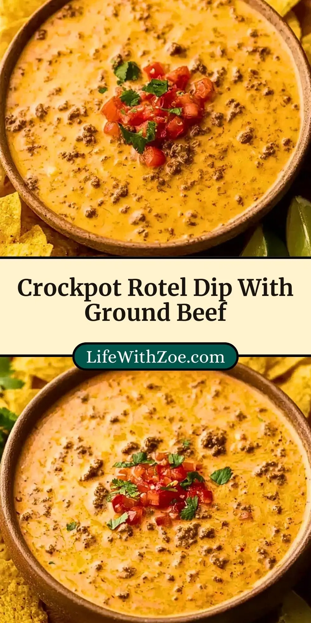 Crockpot Rotel Dip With Ground Beef (3)