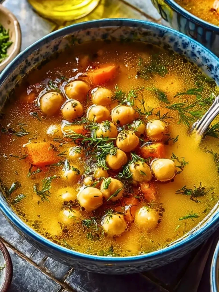 Easy Greek Chickpea Soup (Revithia) (1)